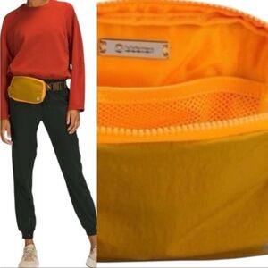 Lululemon Belt Bag New No Tags 1L Gold Spice/Clementine Water Repellent Fabric